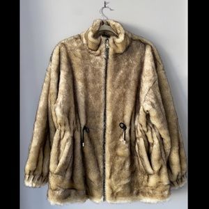 Zara Faux fur never been worn jacket/ coat